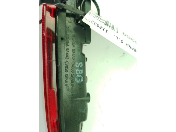 924A2CV000 REFLECTANTE PARAGOLPES TRA DER KIA EV6 (CV)|Desguaces La Cabaña