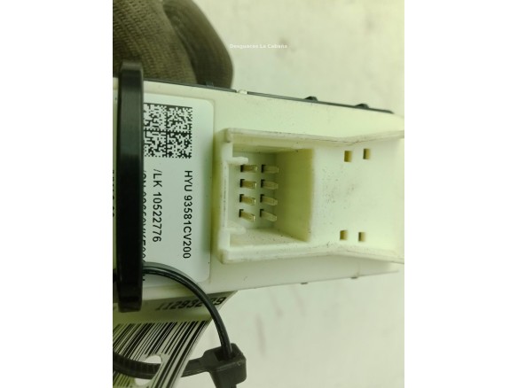 93581CV040 MANDO ELEVALUNAS PUERTA LAT TRA IZQ KIA EV6 (CV)|Desguaces La Cabaña