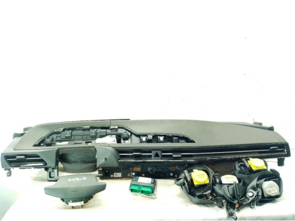  34308061A KIT AIRBAGS + SALPICADERO + CINTURONES O ANCLAJE + CENTRALIT KIA EV6 (CV)|Desguaces La Cabaña