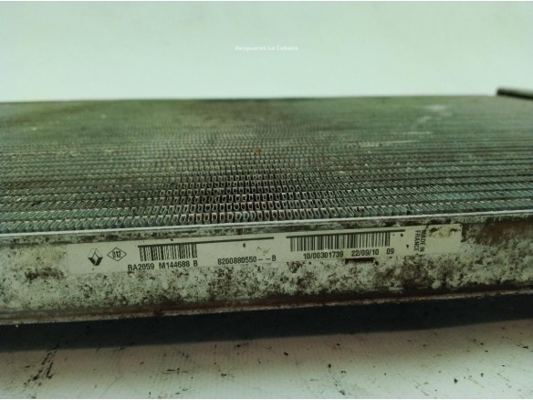 8200880550 RADIADOR AGUA DACIA DUSTER|Desguaces La Cabaña