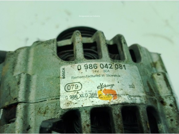 57052A ALTERNADOR CITROEN BERLINGO / BERLINGO FIRST Furgón (M_)|Desguaces La Cabaña