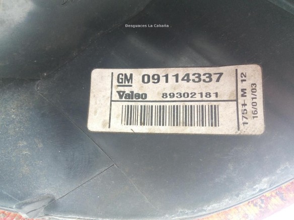 09114337 PILOTO TRA DER OPEL CORSA C (X01) |Desguaces La Cabaña