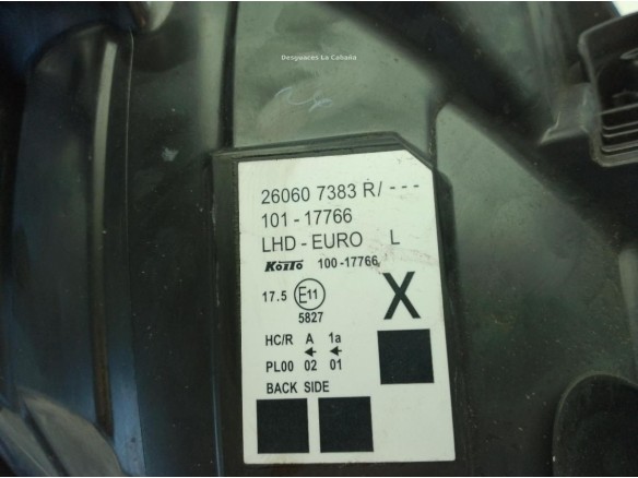 260602665R FARO IZQUIERDO RENAULT KANGOO Express (FW0/1_)|Desguaces La Cabaña