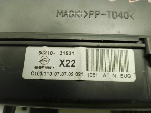 8021031531, CUADRO INSTRUMENTOS SSANGYONG ACTYON I|Desguaces La Cabaña