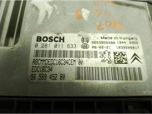 9658945280 CENTRALITA MOTOR PEUGEOT 407 (6D_)|Desguaces La Cabaña