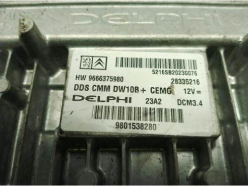 9801538280,9666375980, CENTRALITA MOTOR PEUGEOT 508|Desguaces La Cabaña