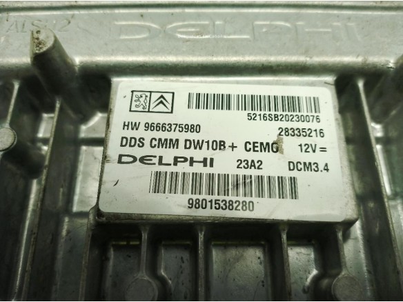 9801538280,9666375980, CENTRALITA MOTOR PEUGEOT 508|Desguaces La Cabaña