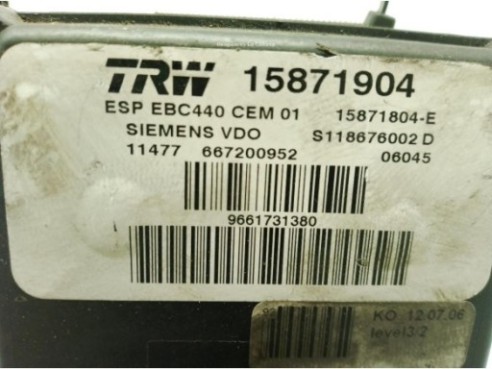 9661731380, GRUPO ABS CITROEN C6 (TD_)|Desguaces La Cabaña