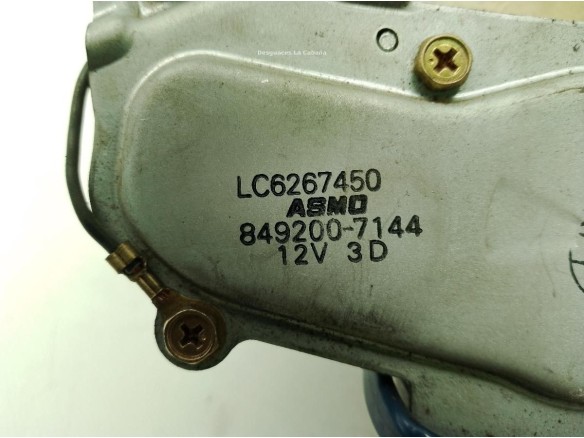 MOTOR LIMPIAPARABRISAS TRA MAZDA MPV II (LW)|Desguaces La Cabaña