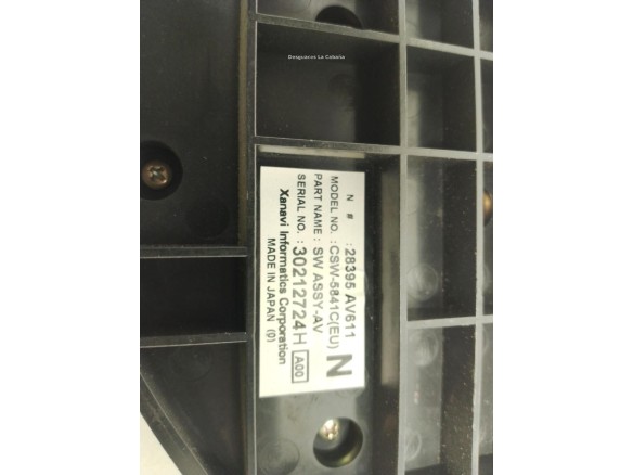 28395AV611N, MANDO CLIMA NISSAN PRIMERA Hatchback (P12)|Desguaces La Cabaña