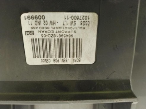 96459618ZD NAVEGADOR CITROEN C6 (TD_)|Desguaces La Cabaña