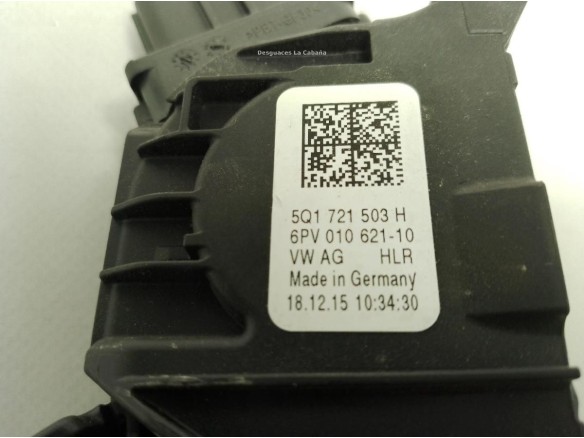 5Q1721503H POTENCIOMETRO ACELERADOR SEAT LEON (5F1)|Desguaces La Cabaña