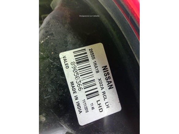   PILOTO TRA IZQ EXT NISSAN MICRA IV (K13)|Desguaces La Cabaña