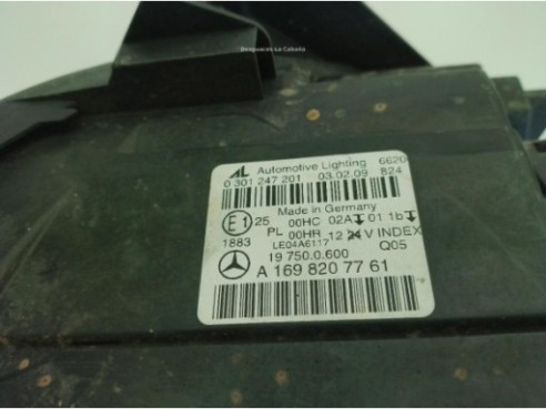 A1698207761 FARO IZQUIERDO MERCEDES BENZ CLASE B (W245)|Desguaces La Cabaña