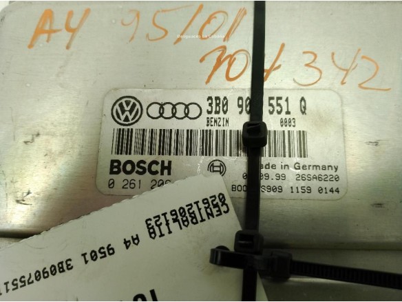 3B0907551T,0261206123, CENTRALITA MOTOR AUDI A4 (8D2, B5)|Desguaces La Cabaña
