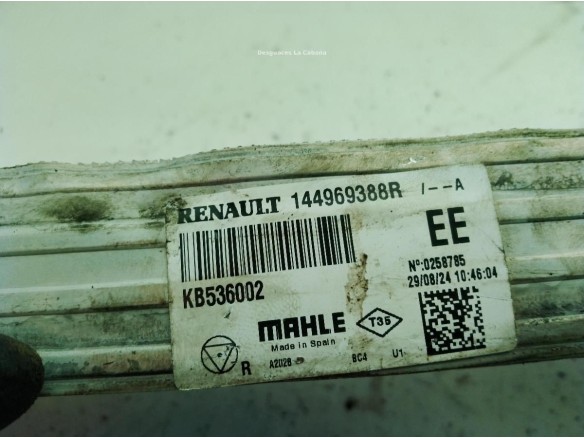 144969388R INTERCOOLER RENAULT MASTER III Furgón (FV)|Desguaces La Cabaña