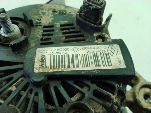 1689802080, 8200404459G ALTERNADOR OPEL VIVARO A Furgón (X83)|Desguaces La Cabaña