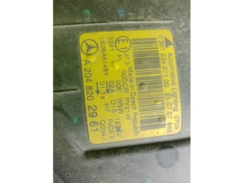 A2048200159 FARO IZQUIERDO MERCEDES BENZ CLASE C (W204)|Desguaces La Cabaña