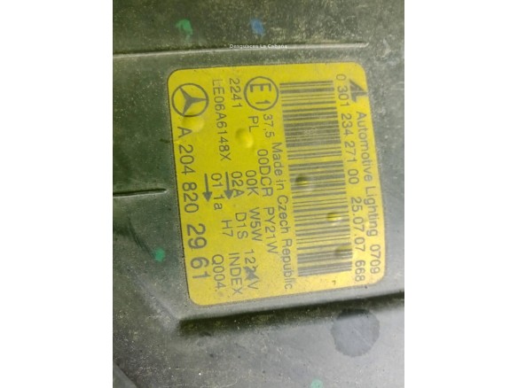 A2048200159 FARO IZQUIERDO MERCEDES BENZ CLASE C (W204)|Desguaces La Cabaña