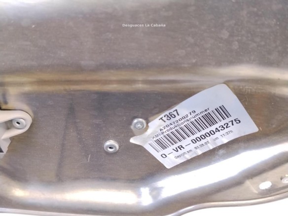 A2127201679 ELEVALUNAS PUERTA LAT DEL DER MERCEDES BENZ CLASE C (W204)|Desguaces La Cabaña