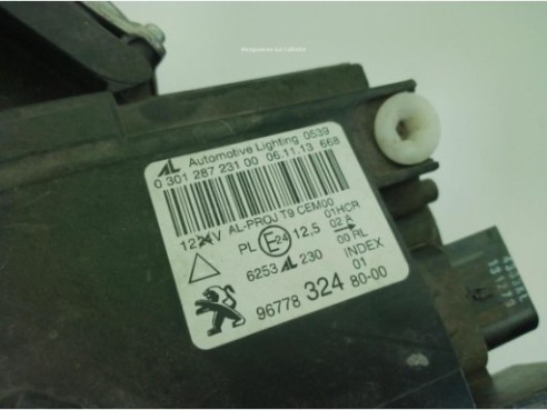 1618000380, 967783248000 FARO IZQUIERDO PEUGEOT 308 II|Desguaces La Cabaña