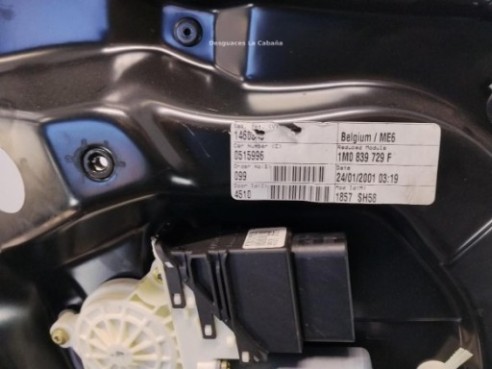 1M0839461A ELEVALUNAS PUERTA LAT TRA IZQ SEAT TOLEDO II (1M2)|Desguaces La Cabaña