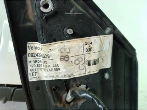 6Q1857507AD9B9 ESPEJO IZQ VW POLO (9N_)|Desguaces La Cabaña