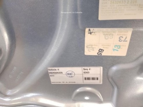 6Q4837462J ELEVALUNAS PUERTA LAT DEL DER VW POLO (9N_)|Desguaces La Cabaña