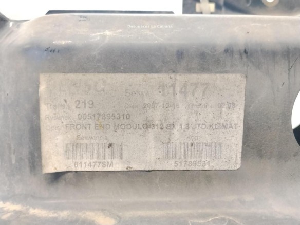 0000052118032 FRENTE FIAT 500 (312_)|Desguaces La Cabaña