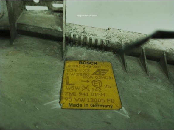 7M1941015H FARO IZQUIERDO SEAT ALHAMBRA (7V8, 7V9)|Desguaces La Cabaña