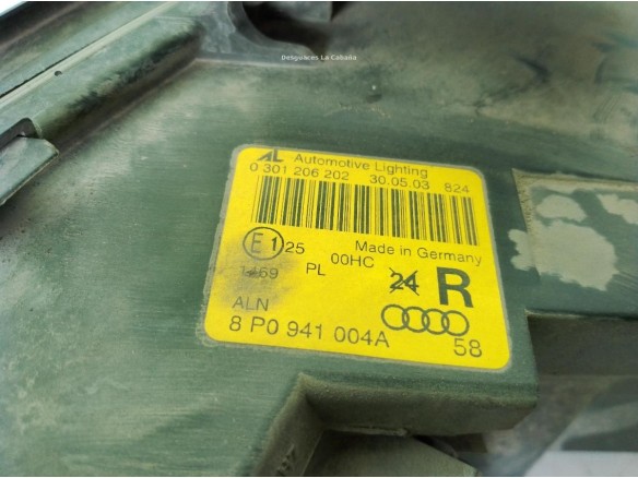 8P0941004K FARO DERECHO AUDI A3 (8P1)|Desguaces La Cabaña