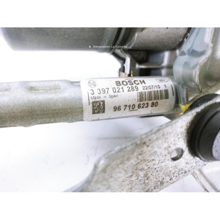 9671062380 MOTOR LIMPIAPARABRISAS DEL PEUGEOT 5008 |Desguaces La Cabaña