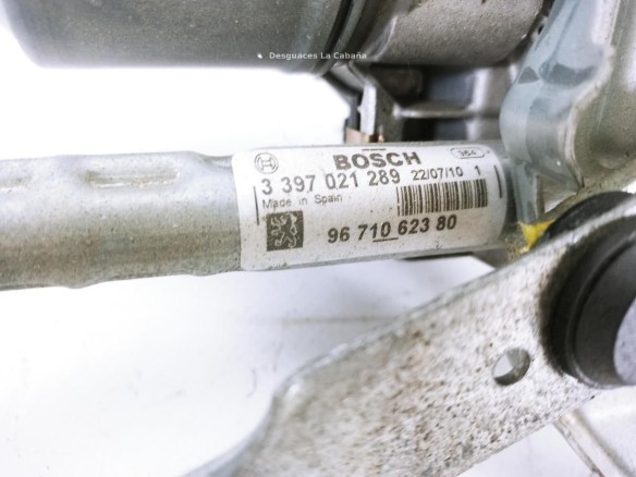 9671062380 MOTOR LIMPIAPARABRISAS DEL PEUGEOT 5008 |Desguaces La Cabaña