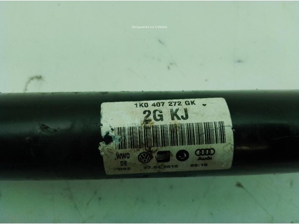 5Q0407272FF, 1K0407272GK PALIER DEL DER VW TOURAN (1T1, 1T2)|Desguaces La Cabaña