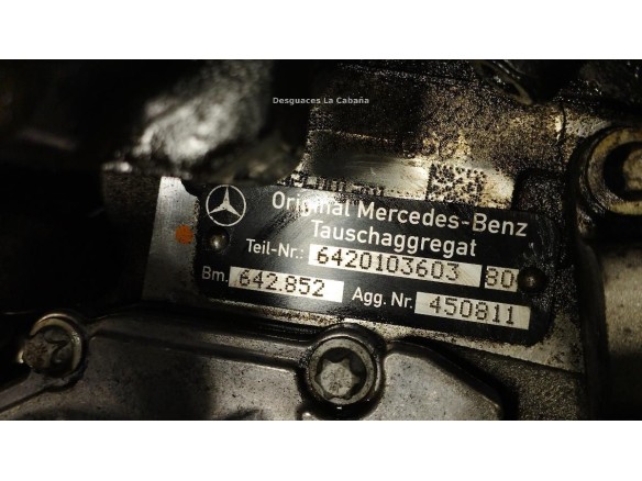 642852 MOTOR MERCEDES BENZ CLASE E (W212)|Desguaces La Cabaña
