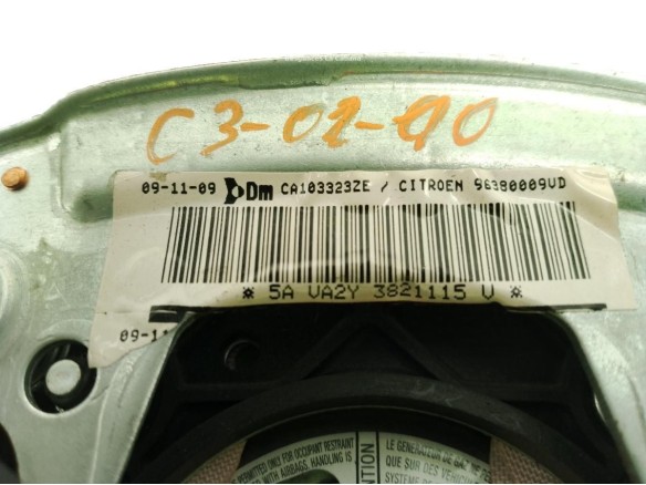 96380009VD AIRBAG IZQ CITROEN C3 I (FC_)|Desguaces La Cabaña