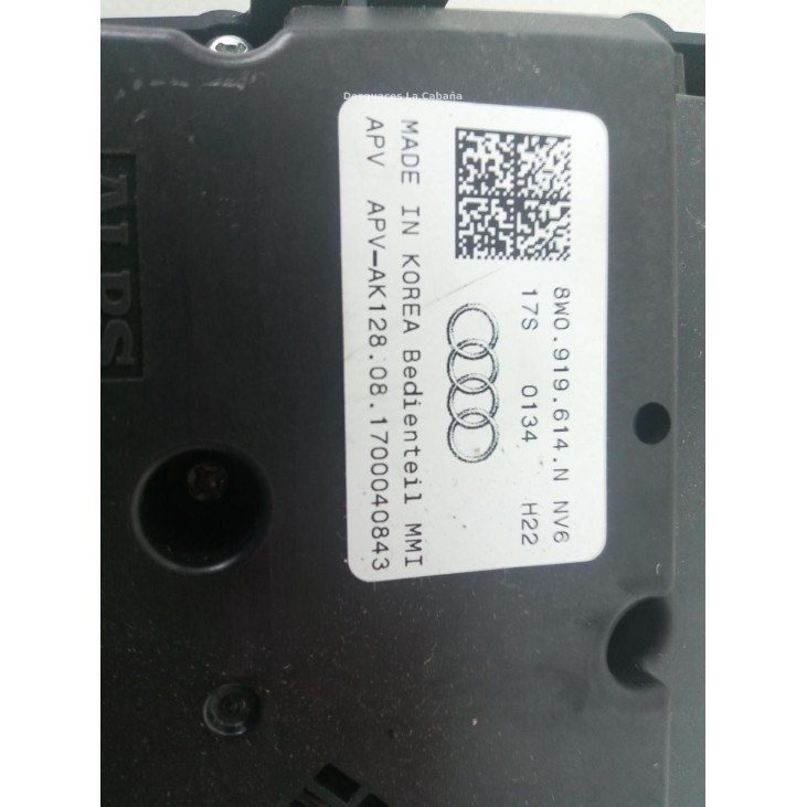 8W0919614N MANDO MULTIMEDIA AUDI A4 (8W2, B9) |Desguaces La Cabaña
