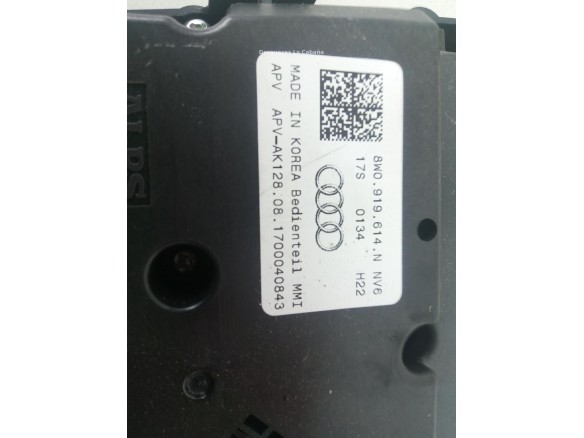 8W0919614N MANDO MULTIMEDIA AUDI A4 (8W2, B9) |Desguaces La Cabaña
