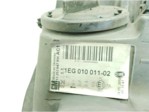 13253647, 1EG01001102 FARO DERECHO OPEL ASTRA J (P10)|Desguaces La Cabaña