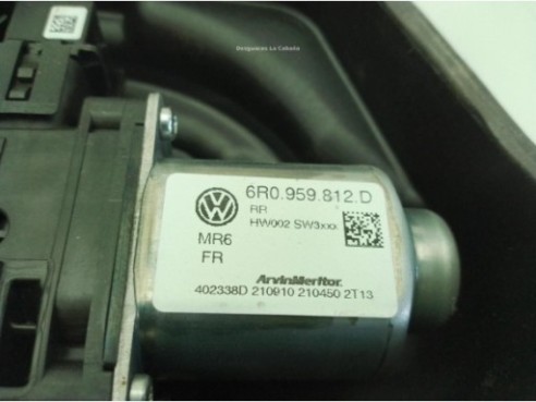 6J8839462A, 6R0959812D ELEVALUNAS PUERTA LAT TRA DER SEAT IBIZA IV ST (6J8, 6P8)|Desguaces La Cabaña