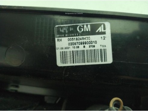 519248430 PILOTO TRA DER OPEL COMBO Furgón/ranchera familiar (X12)|Desguaces La Cabaña