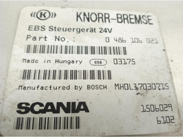 0486106021 MODULO ELECTRONICO SCANIA Series 4|Desguaces La Cabaña