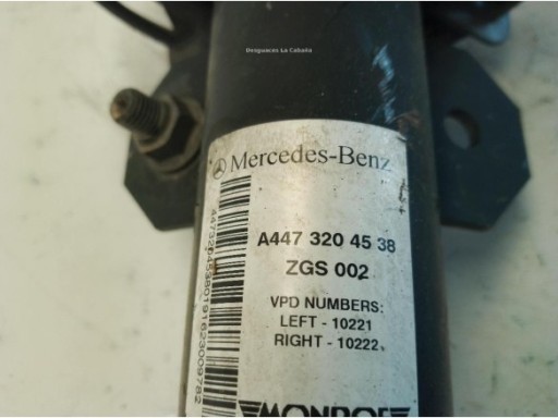 A4473205538  AMORTIGUADOR DEL DER MERCEDES BENZ VITO Furgón (W447)|Desguaces La Cabaña