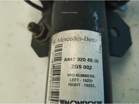 A4473204538 AMORTIGUADOR DEL IZQ MERCEDES BENZ VITO Furgón (W447)|Desguaces La Cabaña