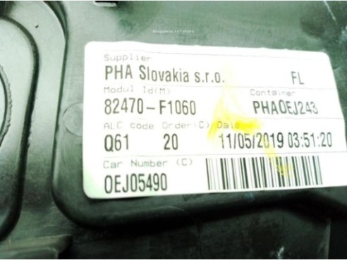 82470F1060 ELEVALUNAS PUERTA LAT DEL IZQ KIA SPORTAGE (QL)|Desguaces La Cabaña