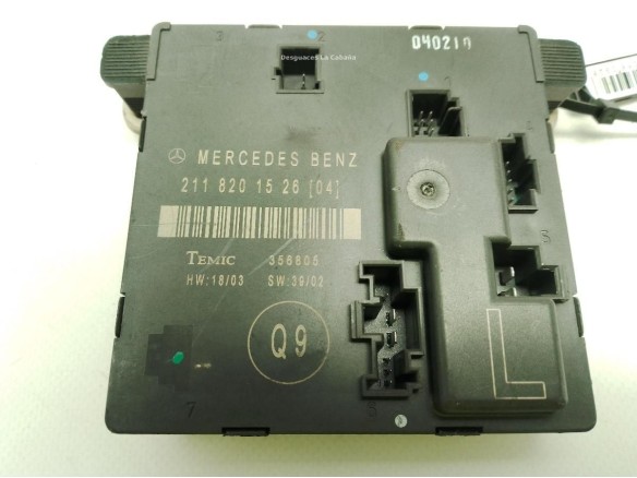 MODULO ELECTRONICO MERCEDES BENZ CLASE E (W211)|Desguaces La Cabaña