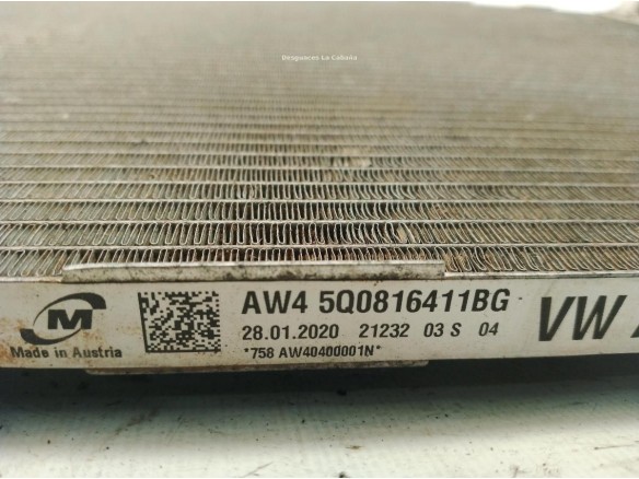5Q0816411BG RADIADOR AIRE ACONDICIONADO VW T-CROSS (C11_)|Desguaces La Cabaña
