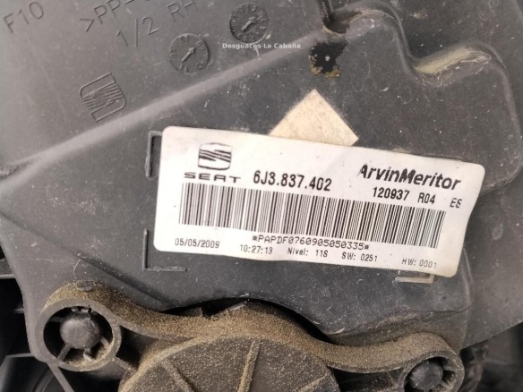   ELEVALUNAS PUERTA LAT DEL DER SEAT IBIZA IV (6J5, 6P1)|Desguaces La Cabaña