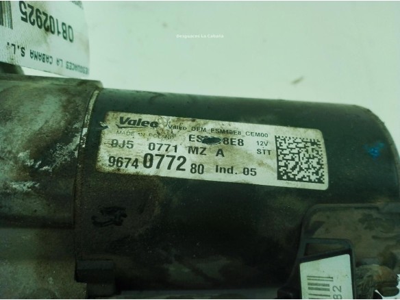 9675659980 ARRANQUE CITROEN C4 Grand Picasso II|Desguaces La Cabaña