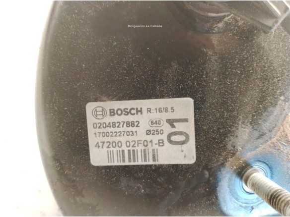 4720002F01B SERVOFRENO TOYOTA AURIS (_E18_)|Desguaces La Cabaña